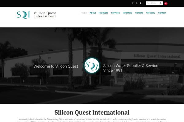 Quezal theme site design template sample