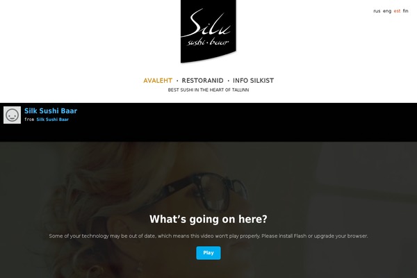 Silk theme site design template sample