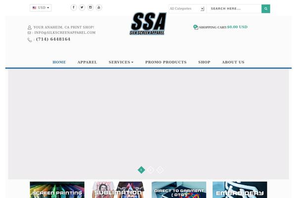 Ssa theme site design template sample