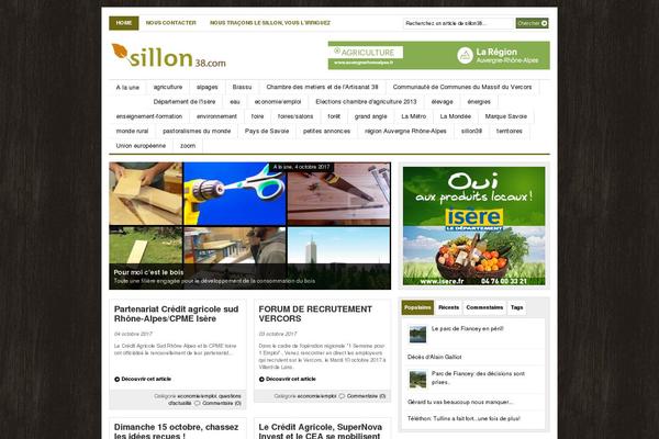 Site using Really Simple Share plugin