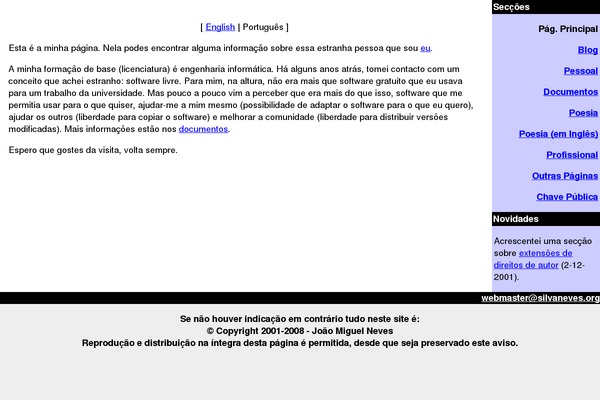 WordPress website example screenshot