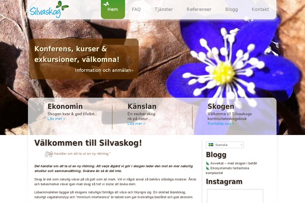 silvaskog.se site used Silva