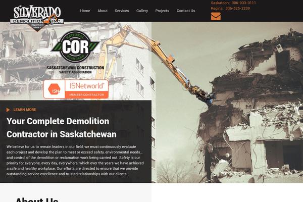 silveradodemolition.com site used Wpcargo-pro-child