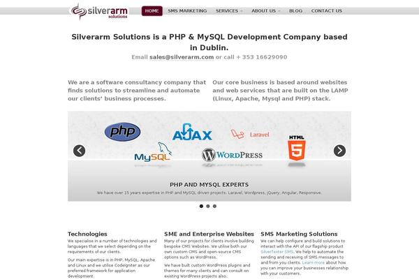 silverarm.com site used Silverbootstrap