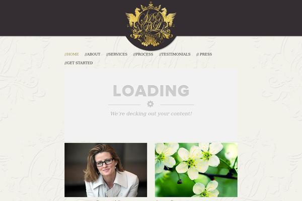 Thesis 1.8.5 theme site design template sample