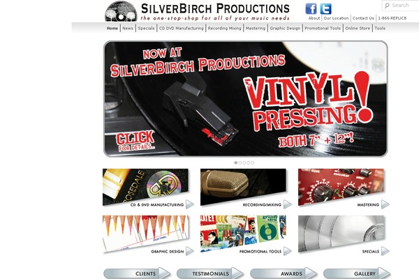 silverbirchprod.com site used Silverbirch