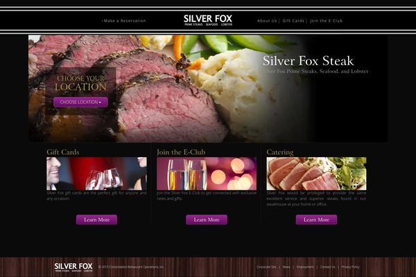 silverfoxsteakhouse.com site used Silverfoxnew
