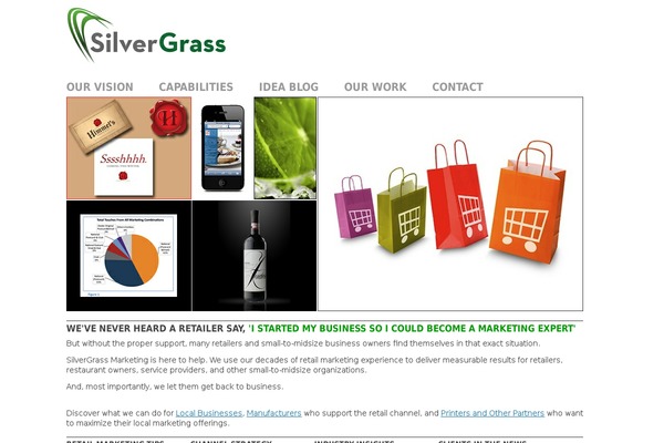 WordPress website example screenshot