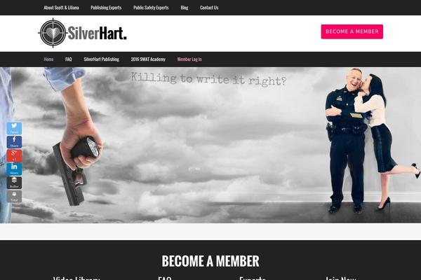silverhartwriters.com site used Pin-minimal