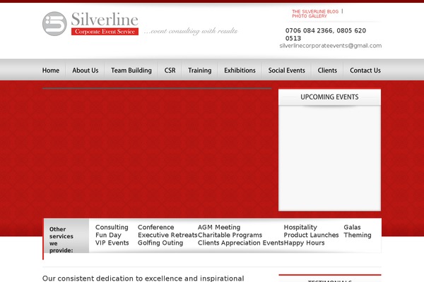 silverlinecorporateevents.com site used Silverline