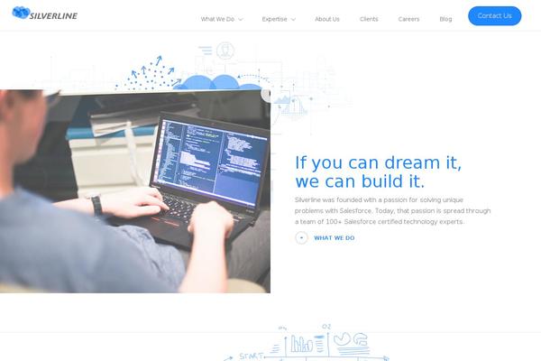 Silverline theme websites examples