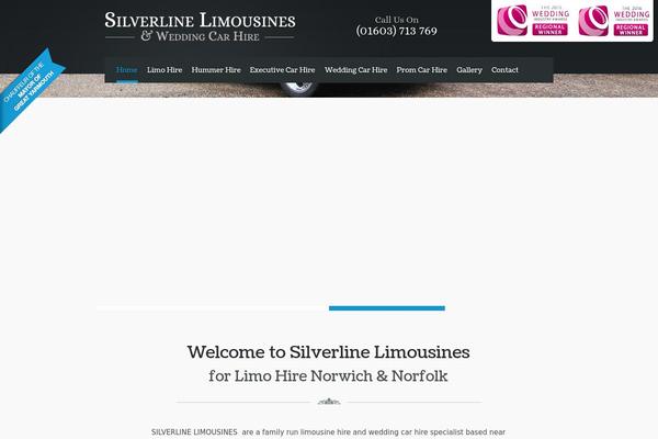 Silverline theme site design template sample