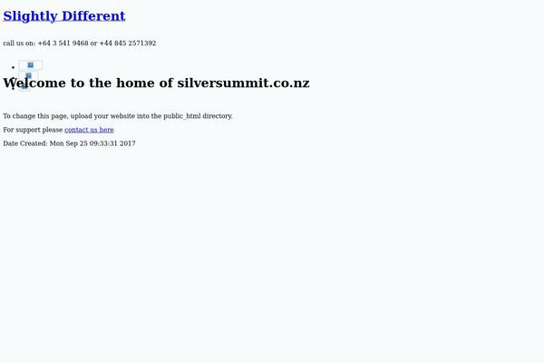 silversummit.co.nz site used Slightlydifferent