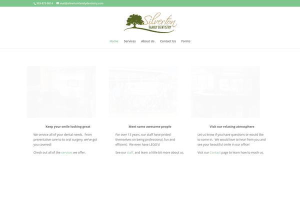 WordPress website example screenshot