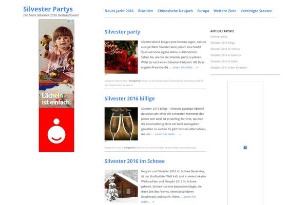 WordPress website example screenshot