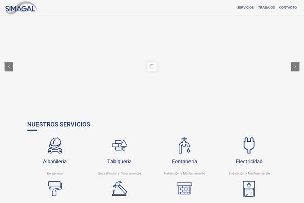 Impreza theme site design template sample
