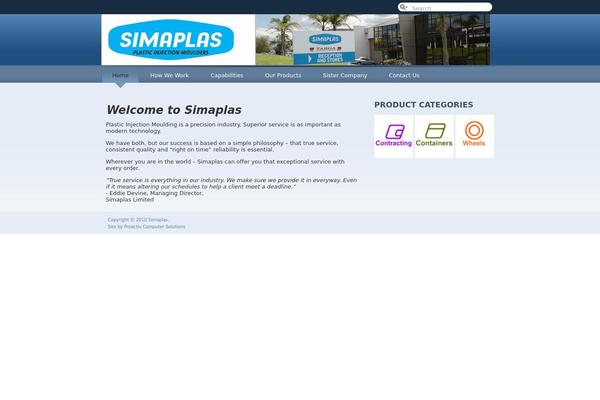 simaplas.co.nz site used Makisig