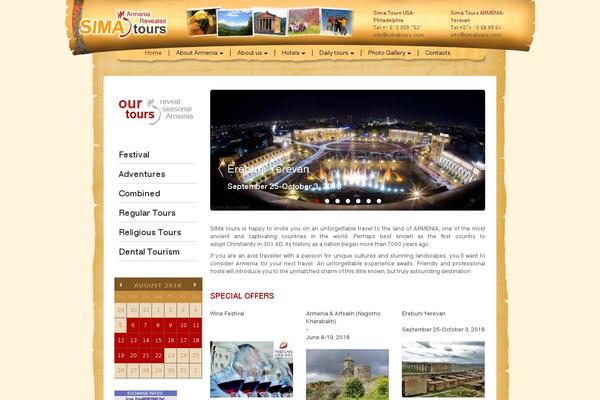 WordPress website example screenshot