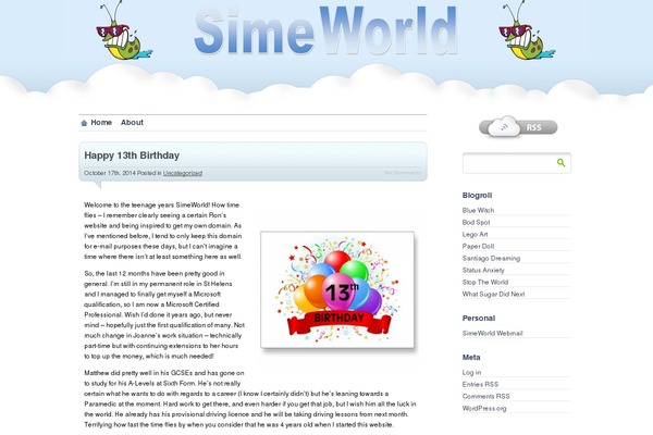 WordPress website example screenshot