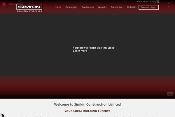 simkin.co.nz site used Simkin-construction