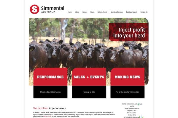simmental.com.au site used Simmentalaustralia