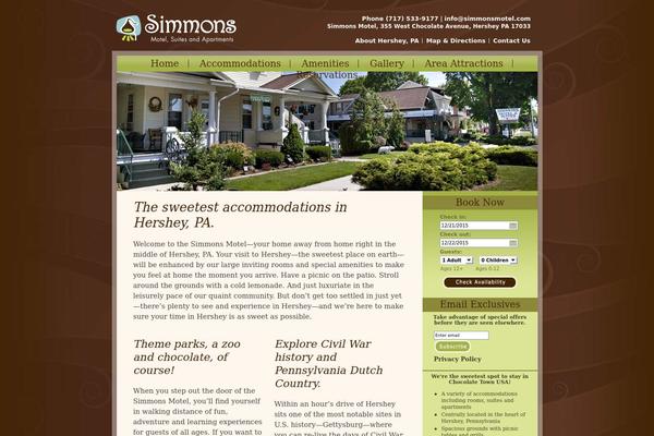 simmonsmotel.com site used Simmons