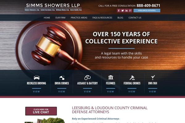 simmsshowerslaw.com site used Simms-showers-2021