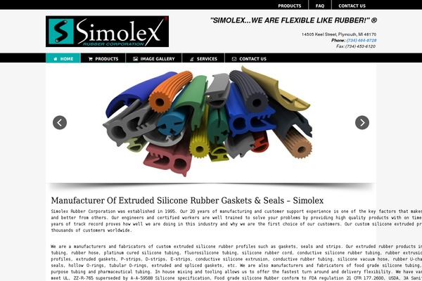 simolexrubber.com site used Default-theme