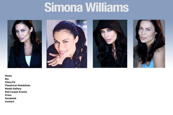 simona-williams.com site used Simona
