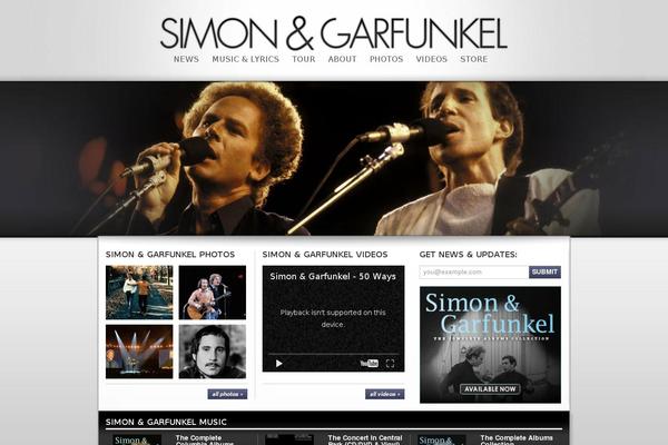 simonandgarfunkel.com site used Simonandgarfunkel