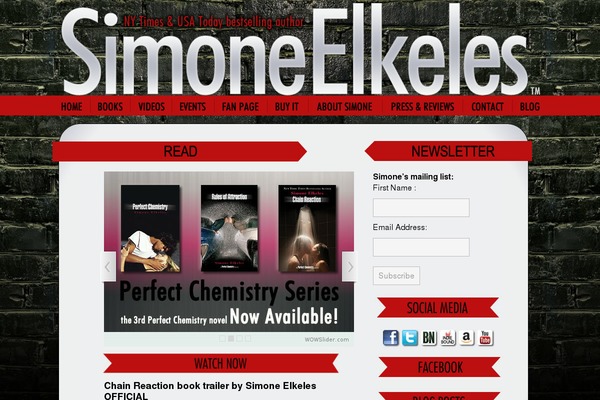 simoneelkeles.com site used Simonetheme