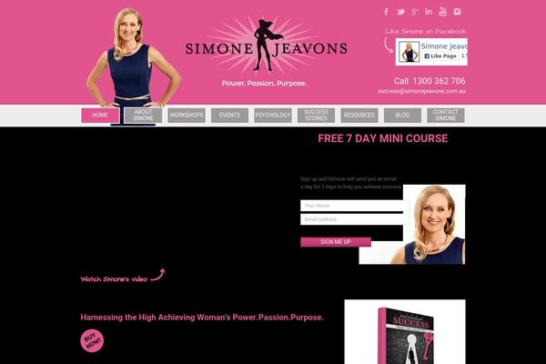Simone theme site design template sample