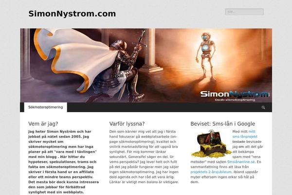 simonnystrom.se site used Catch-responsive-pro-3