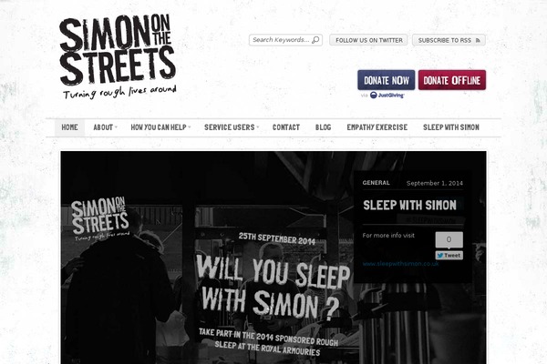 simononthestreets.co.uk site used Editorial