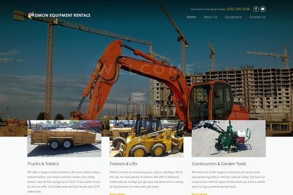 WordPress website example screenshot