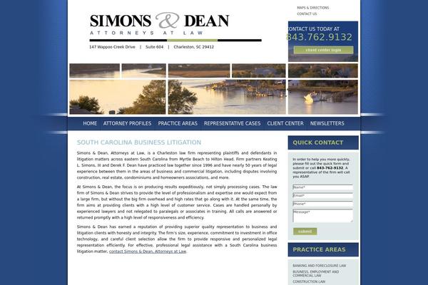 WordPress website example screenshot