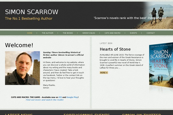 simonscarrow.co.uk site used Simonscarrow