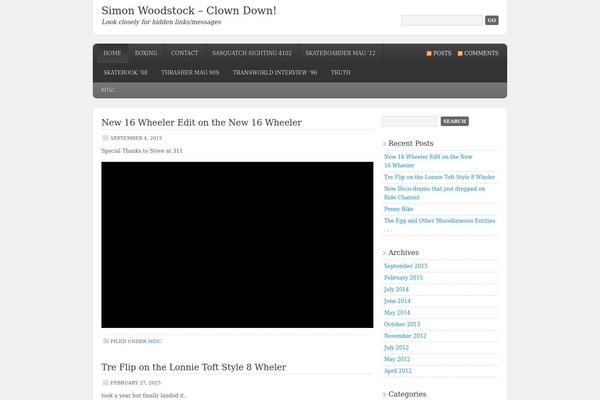 WordPress website example screenshot