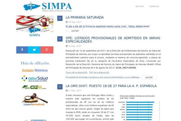 simpa.es site used Covernews-child