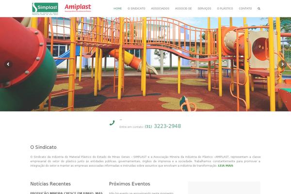 Total theme site design template sample