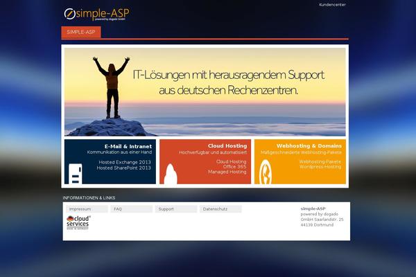 simple-asp.de site used Simpleasp