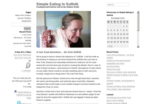 simple-eating-in-suffolk.co.uk site used Emptiness