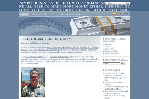 simplebusinessventures.com site used Partnerprogramm