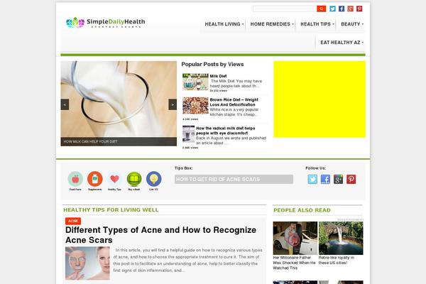 Thehealth-codebase theme site design template sample