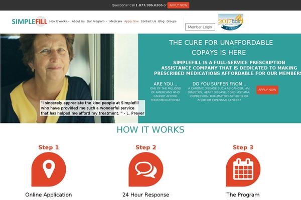 WordPress website example screenshot