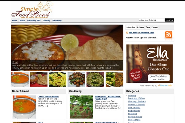 WordPress website example screenshot