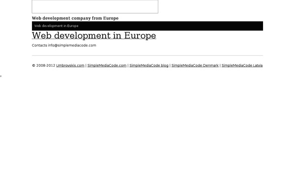 WordPress website example screenshot