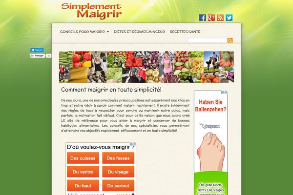 simplementmaigrir.com site used Botanica-theme