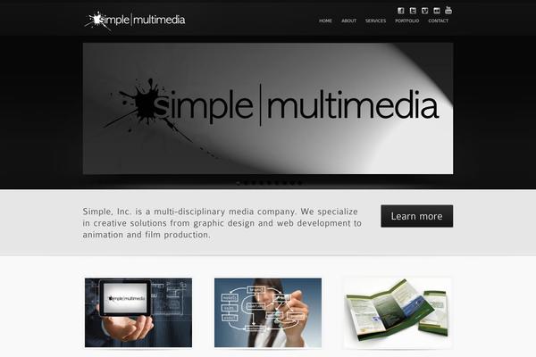 inFocus theme site design template sample