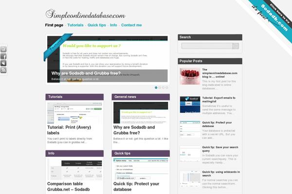 Amphionlite theme site design template sample